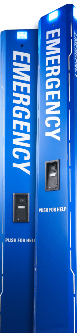 Pedestal Pro's Blue Light Emergency Call Tower