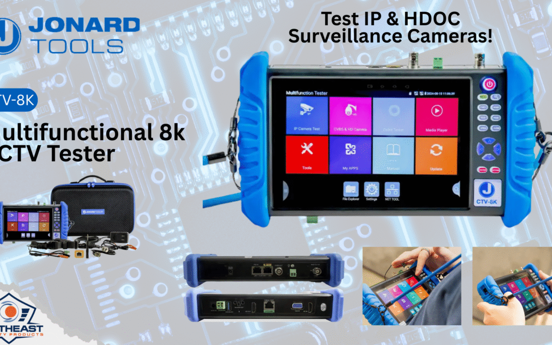 Maximize Install Efficiency with the CTV-8K Multifunctional 8K CCTV Tester