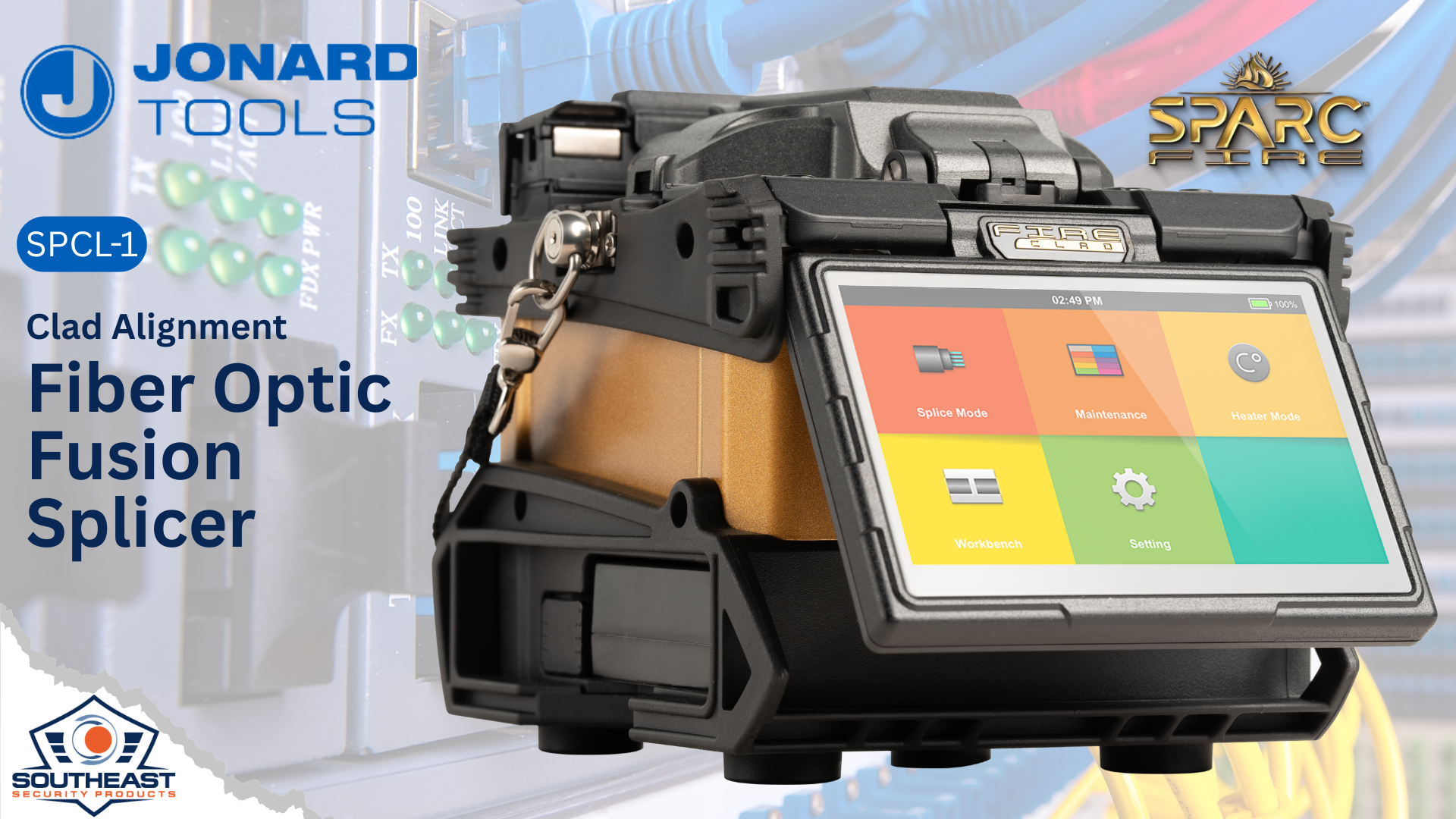 Jonard Tools SPCL-1 Fusion Splicer for security dealers