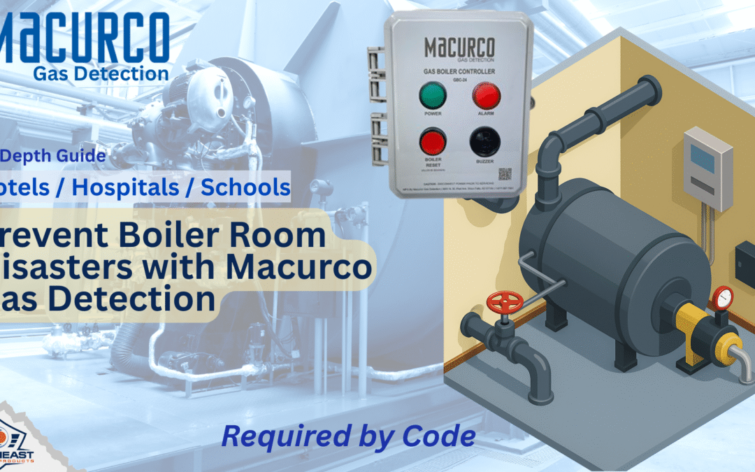 Prevent Boiler Room Disasters with Macurco Boiler Room Gas Detection: A Must-Have for Hotels, Hospitals and Schools