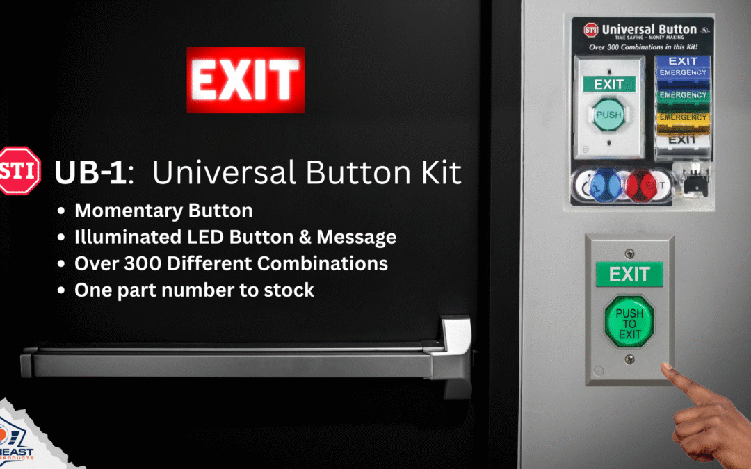 STI Universal Button Kit Solves Push Button Challenges for Access Control and Security Installs