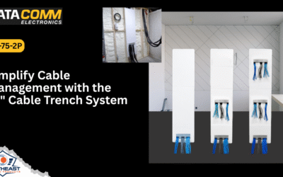 Simplify Cable Management with the 75-inch Cable Trench System