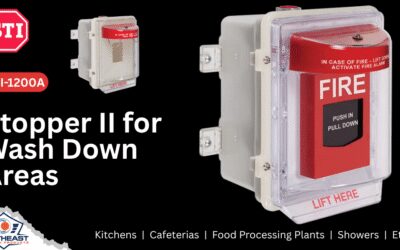 Ensure Fire Pull Stations are Code-Compliant in Wet Locations with the STI-1200A Fire Alarm Cover and Back Box