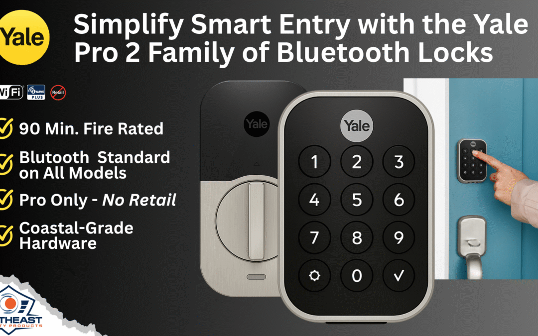 Simplify Smart Entry with the Yale Pro 2 Family of Bluetooth Locks